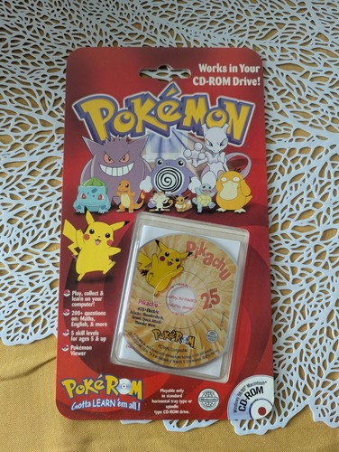 Jeu Vidéo POKÉMON PIKACHU Pour PC - Édition Rare - En Très Bon état Avec Boîte