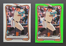 2026 Bowman Baseball Drew Gilbert #40 Rookie Neon Green /399 + Base Giants