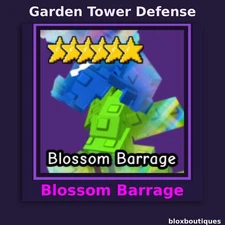 Blossom Barrage | Garden Tower Defense | GTD | Exclusive