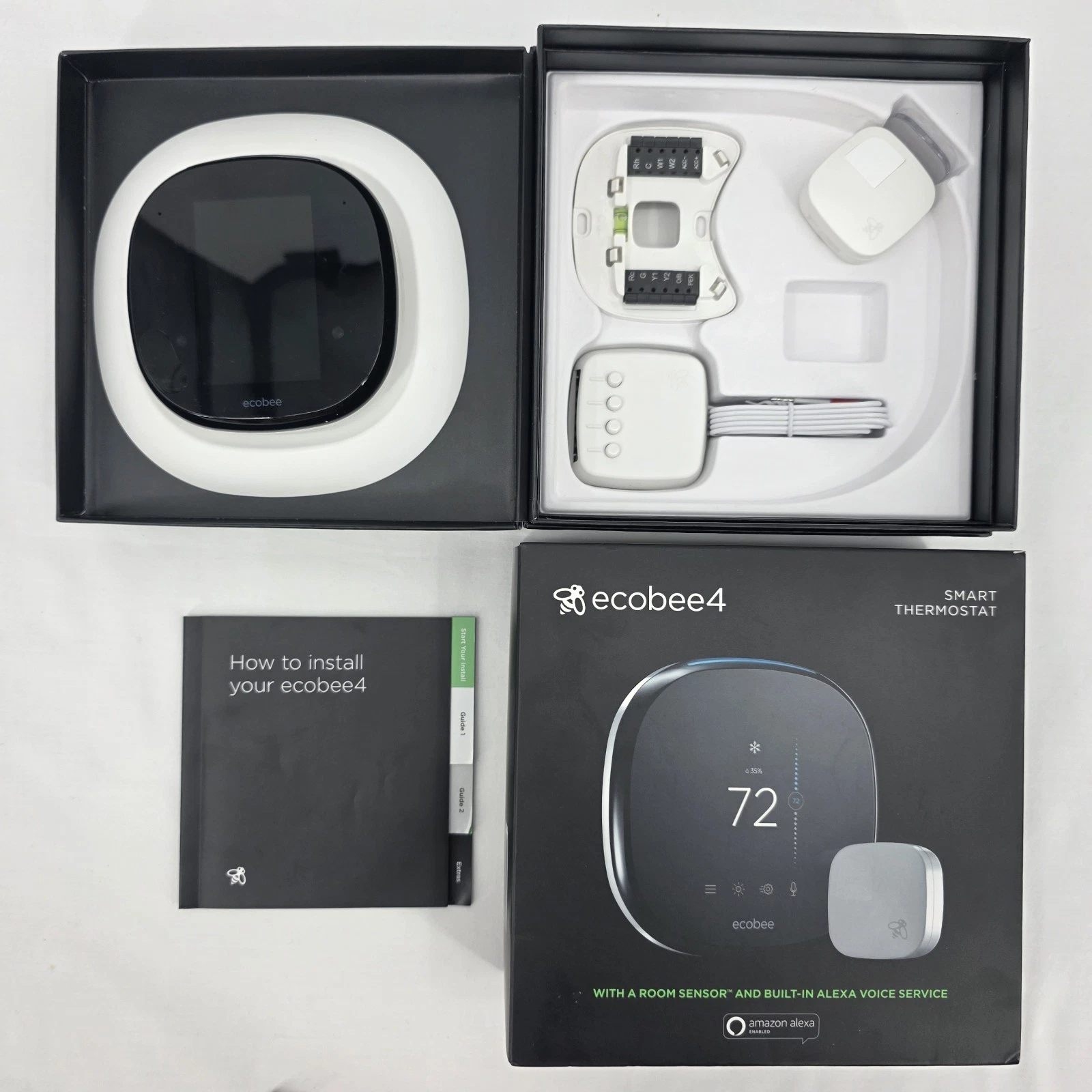 Ecobee 4 Smart Thermostat (EB-STATE4-01) w/ Built-in Alexa
Opens in a new window or tab
