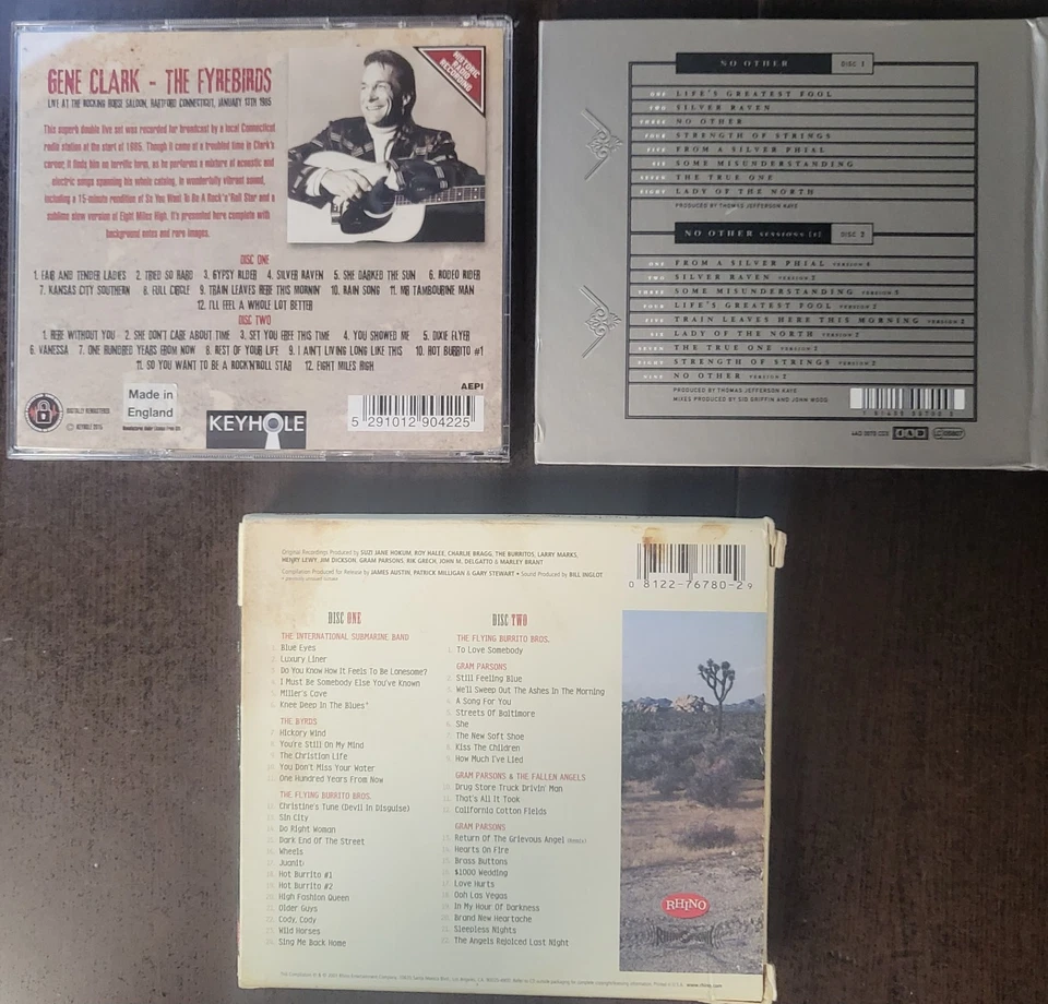 GENE CLARK/GRAM PARSONS "6 CD LOT" (1998-2008) 6 CD [IMPORTS/DELUXE] Foto 2 de 4