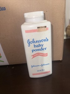 Vintage Johnson's Baby Powder Container Movie Prop 30% Full (QS19)