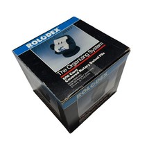ROLODEX The Organizing System 500 Card Covered Rotary Swivel File w/Box UNUSED