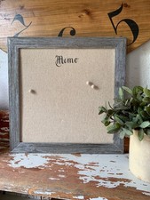 Vintage Cork Memo Board Farmhouse distressed Shabby Chic French Cottage