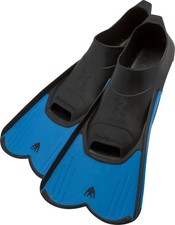 Cressi Light Swim Fins Full Foot Travel Snorkel Cruise Pool Size 2.5 - 3.5 Kids