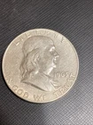Circulated 1963 Denver Benjamin Franklin Half Dollar 90% Silver