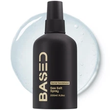 BASED Sea Salt Spray, Natural Finish Sea Salt Spray for Hair, Volumizes &