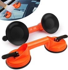 2x Doppel-Saugheber Glasheber Fliesen Heben Vakuumheber Glassauger