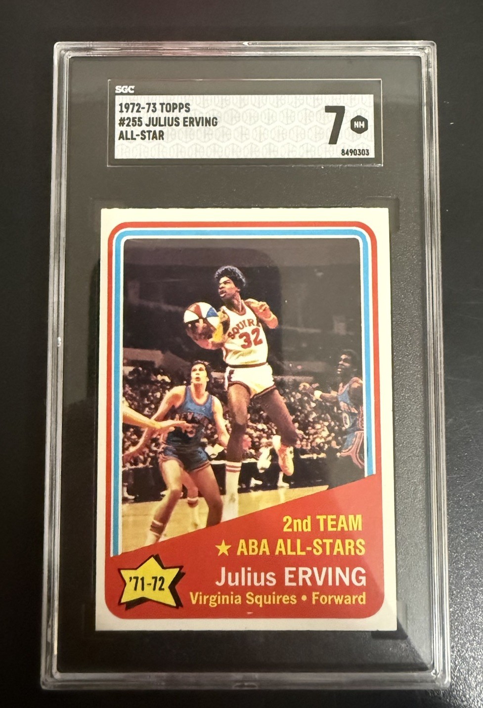 1972-73 Topps - Julius Erving #255 SGC 7 NM