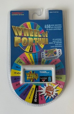 Wheel of Fortune Game Cartridge 8 Tiger Electronics Handheld - New/Sealed