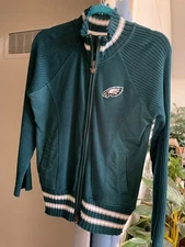 Philadelphia Eagles Women's G-III Touch Jacket Sweater, Full Zip, Vintage, Sz M