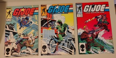 GI JOE A Real American Hero #24 #44 #60 Lot Marvel 1984 1st Firefly - McFarlane