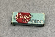 Vintage Scripto Mechanical Pencil Erasers In Box~No 85