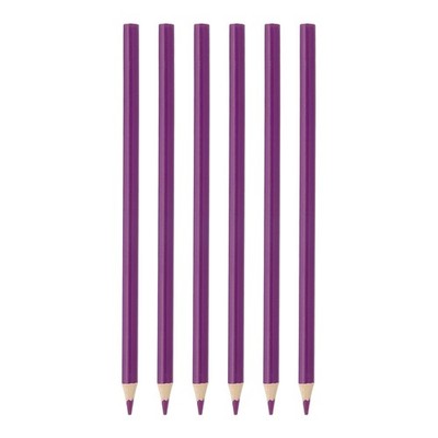 6Pcs, Purple Colored Pencils Set for Artists Art Painting