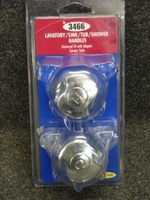 NOS Brass Craft CHROME LAVATORY / SINK / TUB HANDLES, UNIVERSAL FIT, SH3466