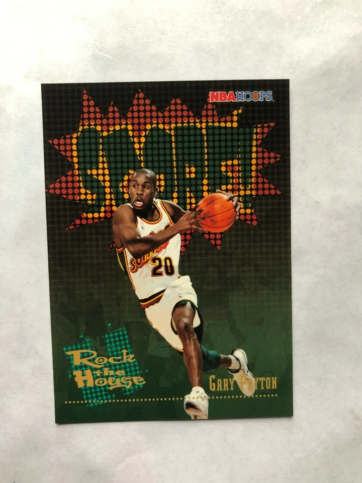 Nice 1996 GARY PAYTON SkyBox Basketball Card # 386 Made in USA - Image 2 of 4