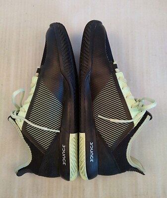 ADIDAS Bounce Running Shoes Men's 8.5, Black and Green, Great Condition! |  eBay
