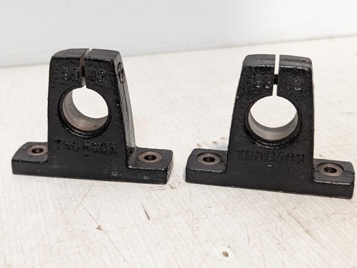 Lot of 2: Thomson SB12 Shaft Support Blocks, malleable iron, 3/4"