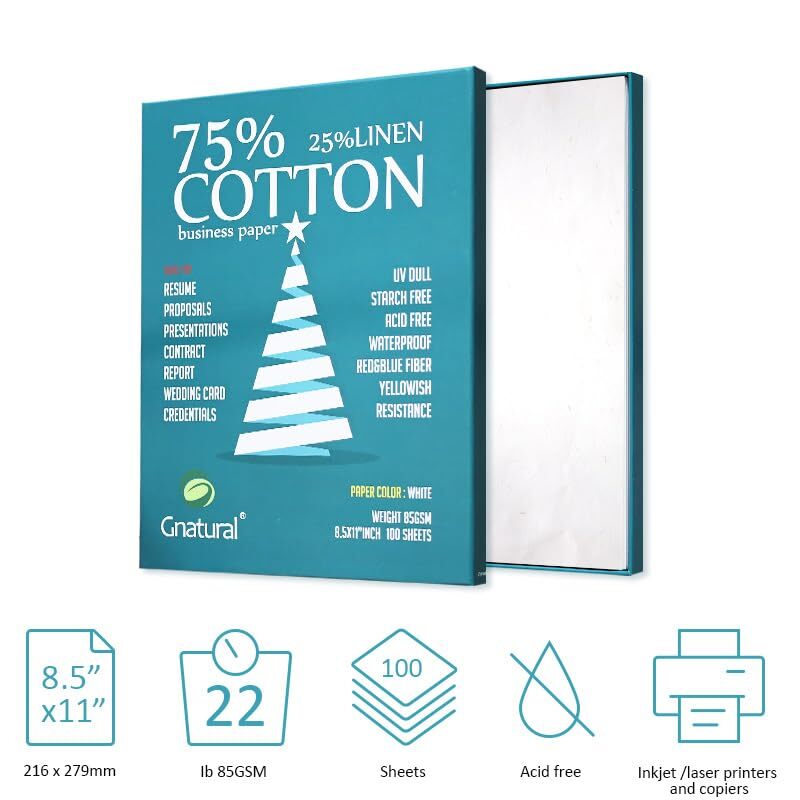 75-cotton-25-linen-paper-85gsm-inkjet-printing-paper-8-5-x11-white