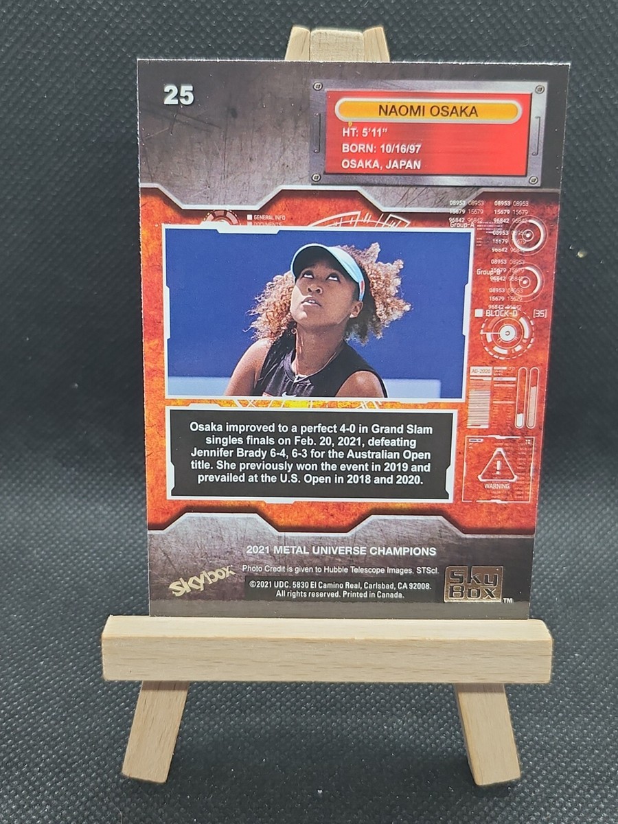 2021 Skybox Metal Universe Champions NAOMI OSAKA #25 Tennis