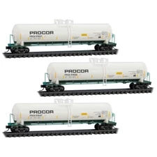 Micro-Trains N 98300234 Procor PROX 53' General Service Tank Car Freight Set