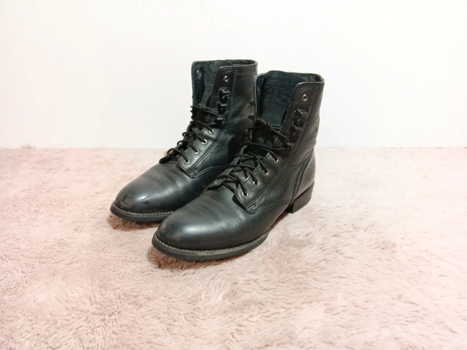 Botas de vestir informales de cuero negras ARIAT 4LR Heritage para mujer talla 6B Foto 4 de 4
