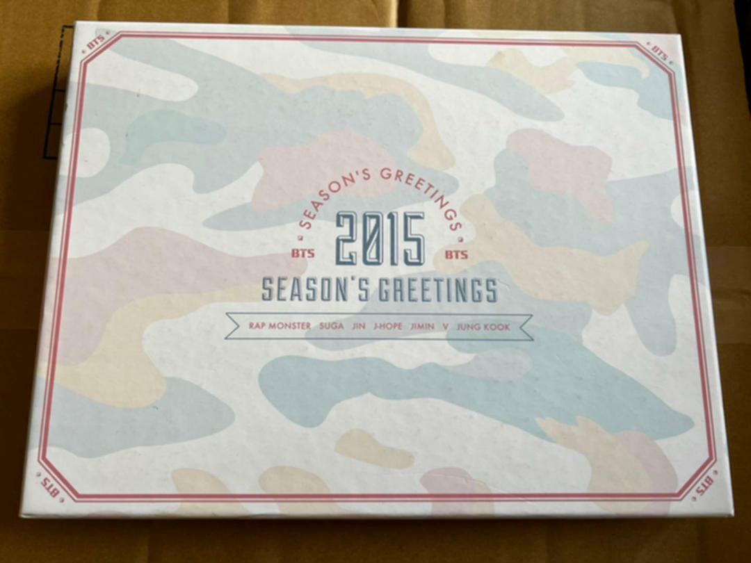 BTS 2015 SEASON'S GREETINGS Full Package Set Official Japanese version DVD  Used