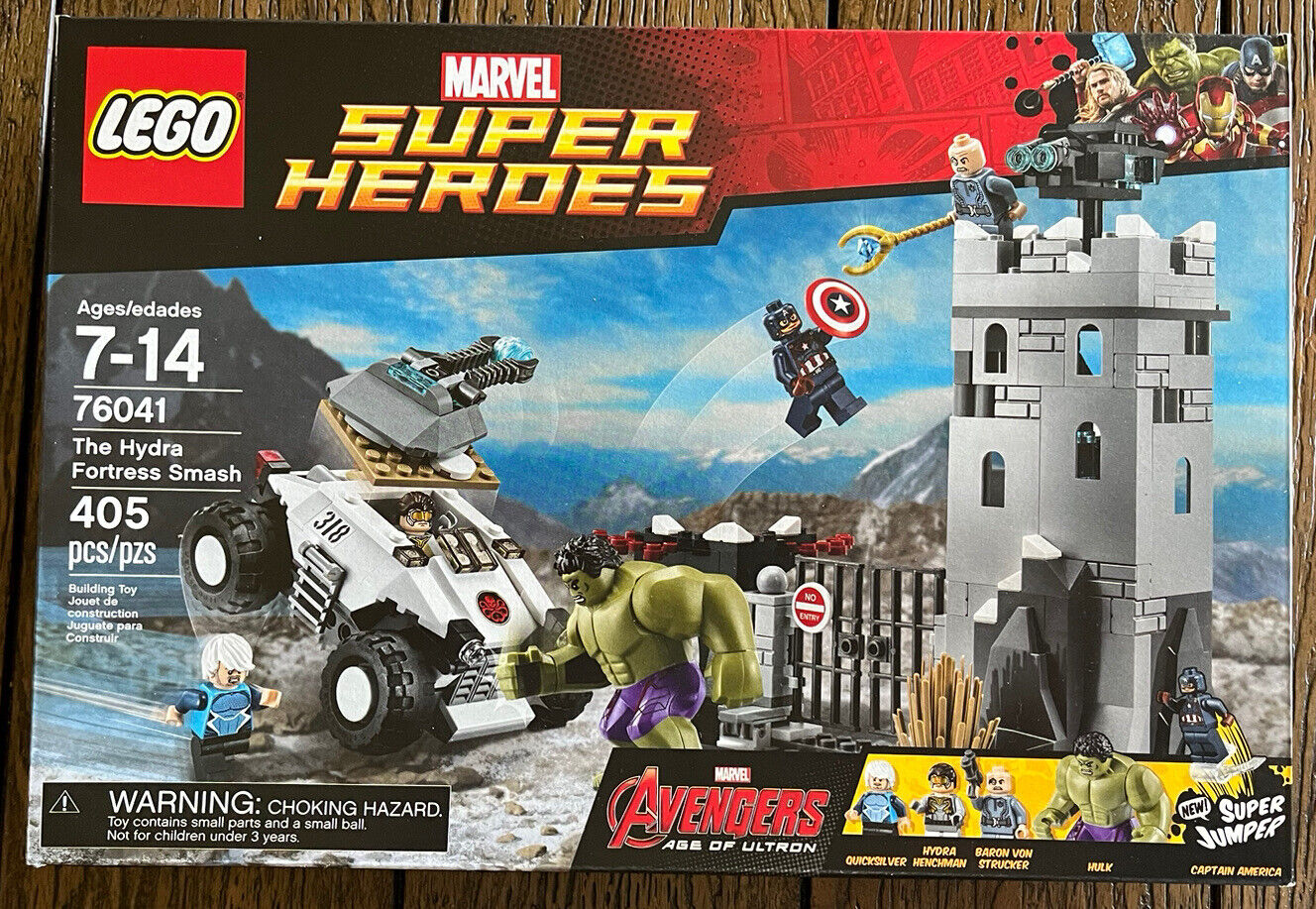 LEGO Marvel Super Heroes Avengers Age of Ultron The Hydra Fortress Smash (76041)