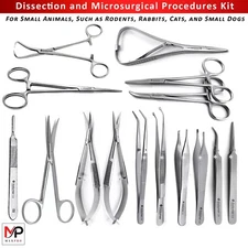 Veterinary Surgical Kit – Micro Instruments for Cats, Dogs, Rabbits & More