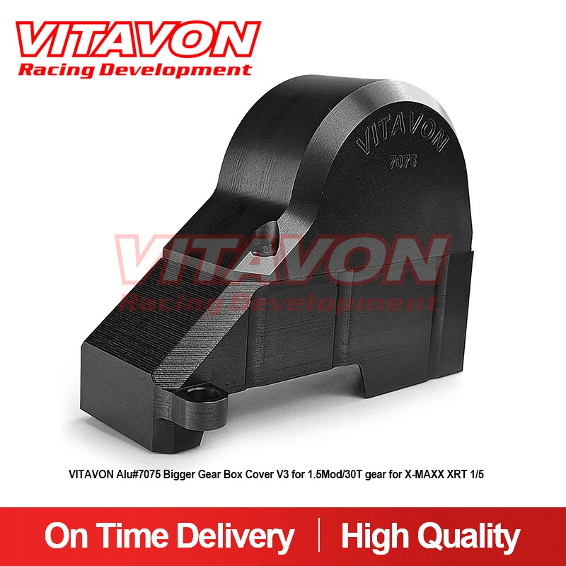 Vitavon CNC Bigger Gear Box Cover For 1.5Mod/30T Gear For XRT X-MAXX 1/5 5Colors - Image 3 of 4