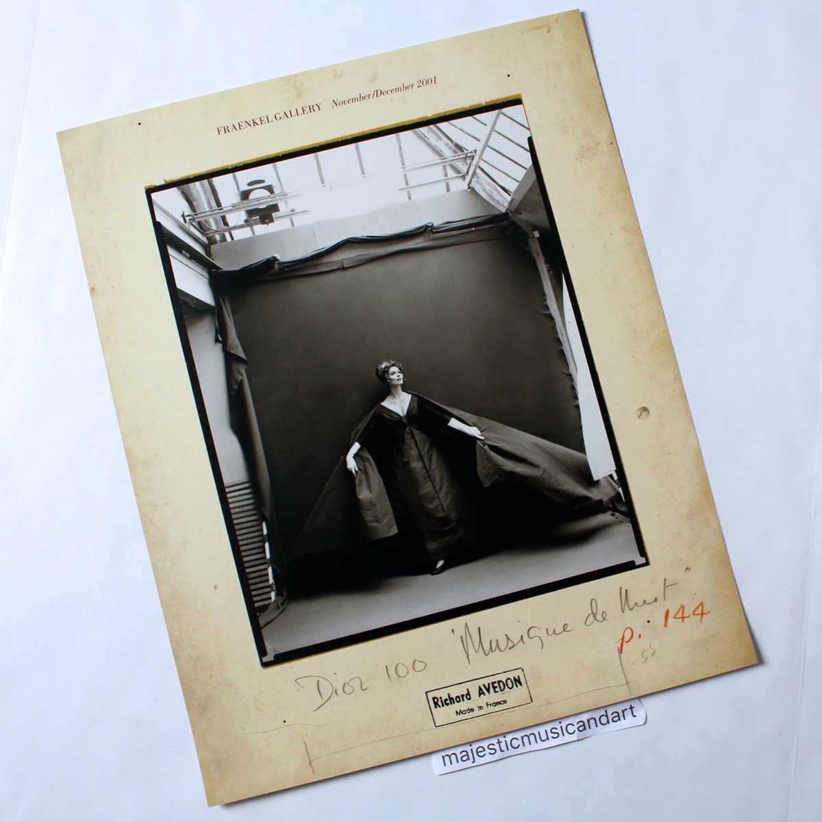2001 exhibition/リチャード アベドン/ポスター