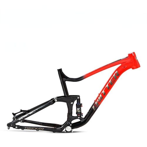 XC Mountain Bike Frameset Double Suspension Shock Absorber Bicycle Frame  - Picture 1 of 27