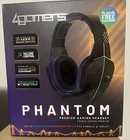 Brand New Sealed Authentic Black 4Gamers Phantom Premium Wired Gaming Headset