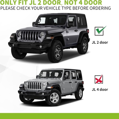 Running Boards Fits for Jeep Wrangler JL 2-Door 2018-2025 Side Steps OE Style 2P - Picture 2 of 10