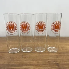 VTG 1950's? Westinghouse Promotional Advertising Drinking Glasses Set of 4 Logo