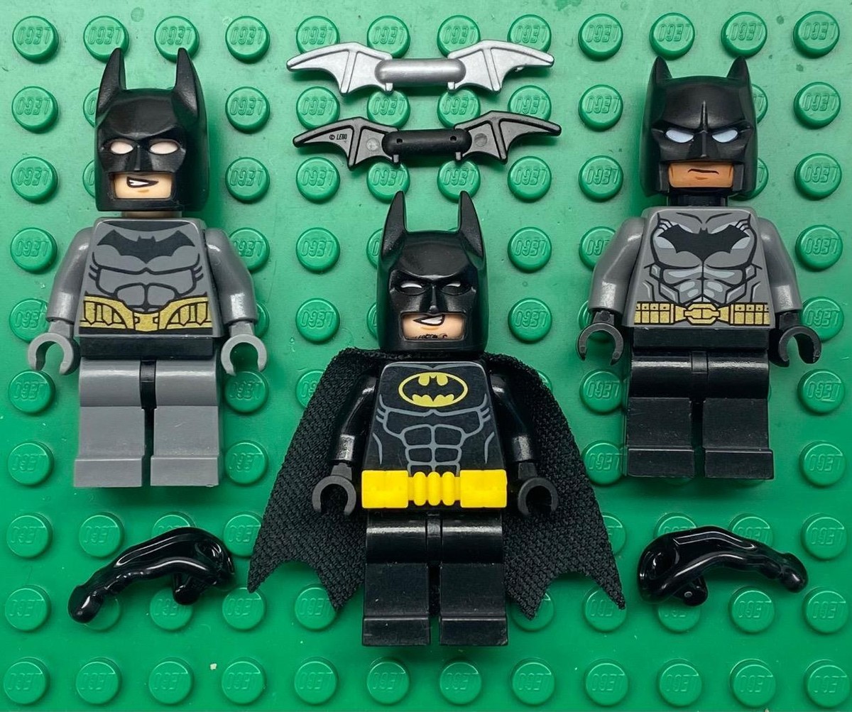 Lego Batman Minifigs: Different Suits
