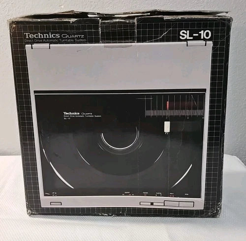 Technics SL-10 Automatic Turntable Quartz Direct Drive Original Box and Manual