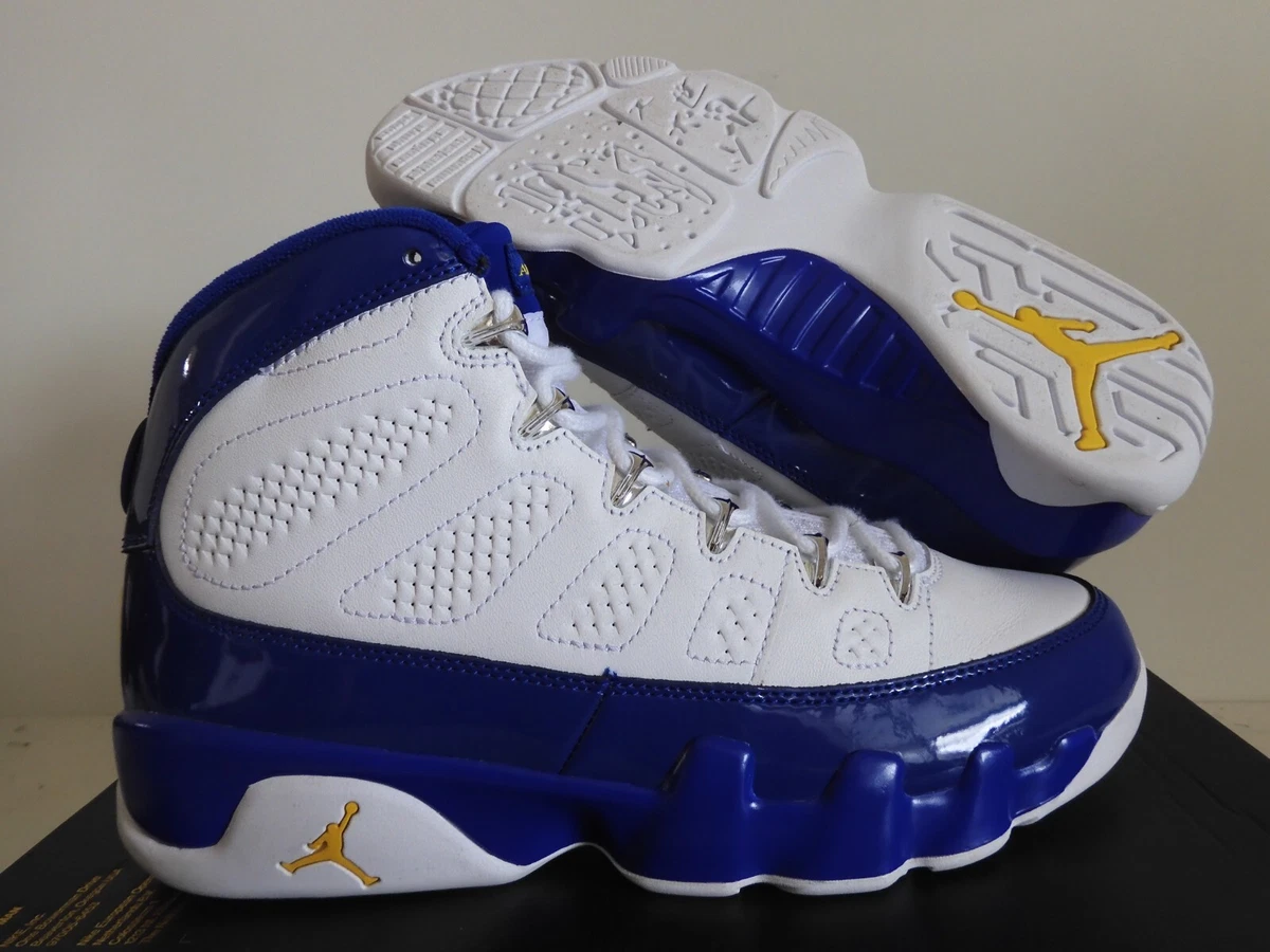 Blue white and sales yellow jordan 9