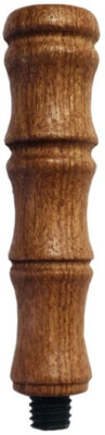 Barrel-style Wood wax seal stamp handle, fits all our engraved heads