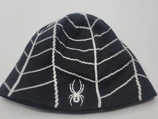 Spyder Logo Youth Winter Hat Cap Knit EUC