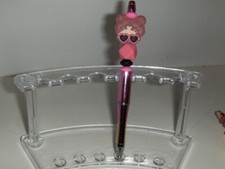 NEW - Pink Retractable pen - Girl