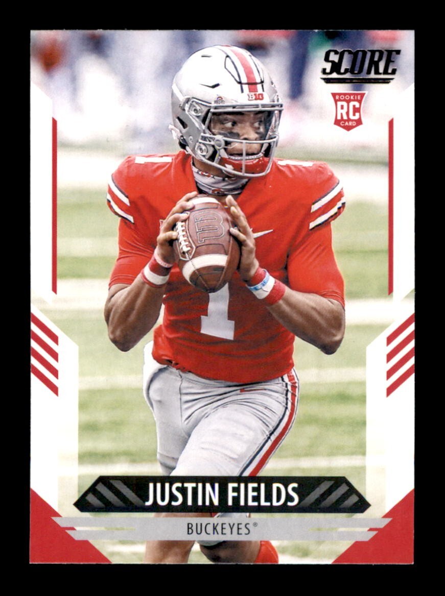 2021 Score Justin Fields #302 RC Rookie Ohio State Buckeyes