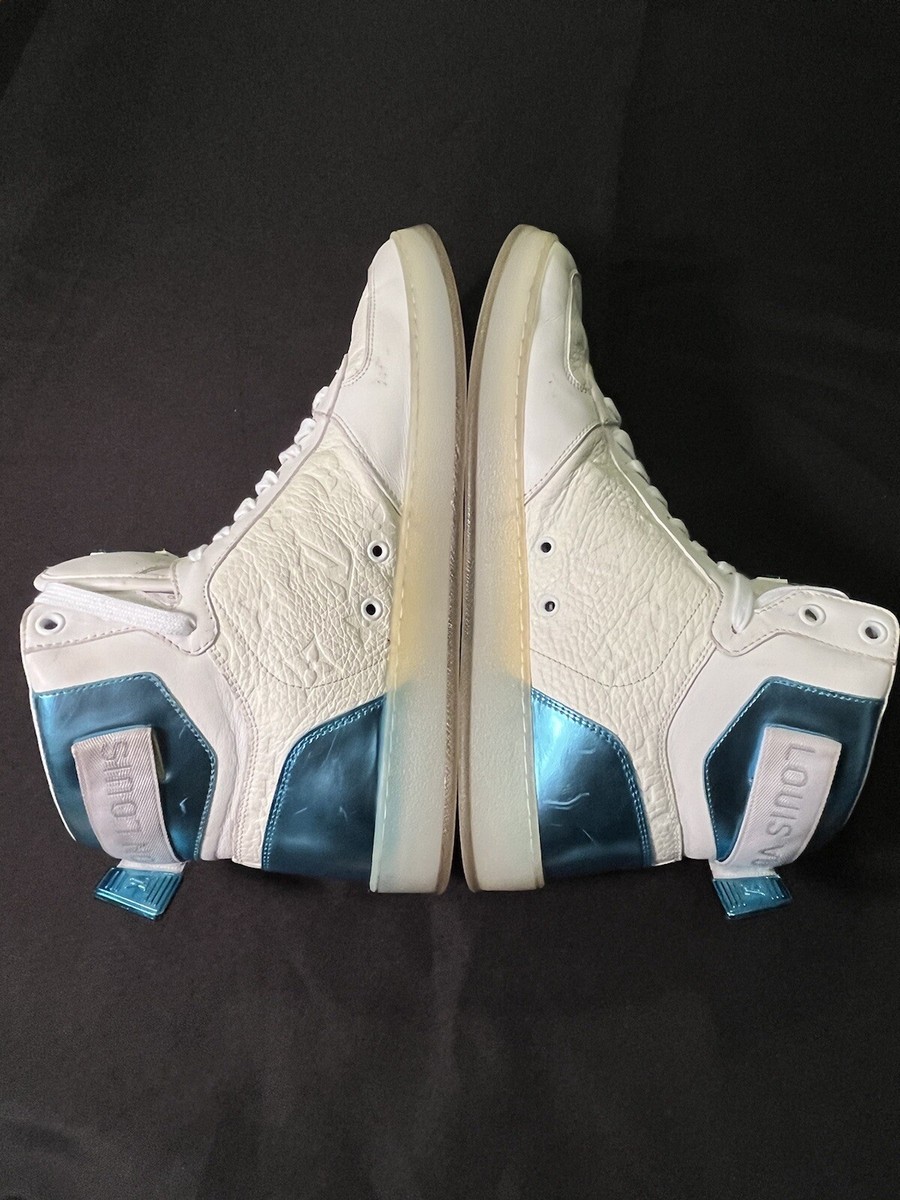 $1,100 LOUIS VUITTON RIVOLI SHOES SNEAKERS LV 8.5 FITS US MEN 9.5