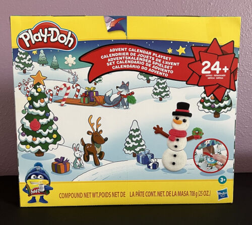 PLAY-DOH 24+ Surprises Christmas Advent Calendar Hasbro Play Set New Unopened - Picture 1 of 5