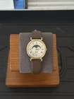 Vintage Pulsar by Seiko Quartz Moon Phase Ladies Watch  26mm  New Battery