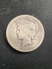 1922 Silver Peace Dollar $1 Coin One Liberty Eagle USA ~ Rare