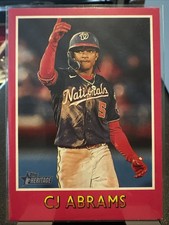 2024 Topps Heritage - 1975 Baseball Sensations C.J. Abrams #75BS-9