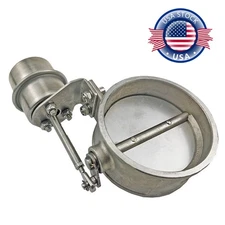 3"/3 inch Car Exhaust Control Valve Vacuum Actuated Closed Style Downpipe Steel