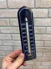 Antique Vintage Porcelain American Ther Co. St Louis MO Therm Sign Cobalt Blue