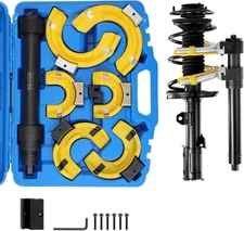 Strut Spring Compressor Set, Macpherson Blue
